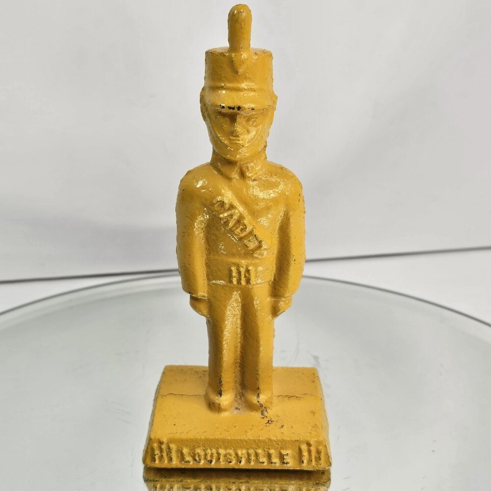 1960 Cast Iron International Harvester Cub Cadet Statue Louisville KY Yellow